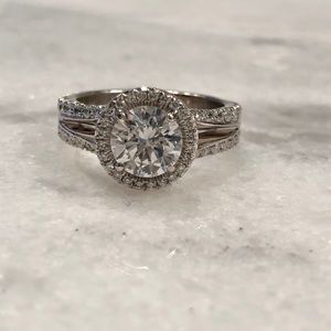 Platinum Diamond Ring Setting
